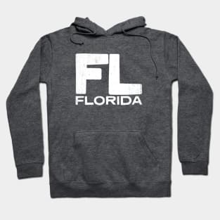 FL Florida State Vintage Typography Hoodie